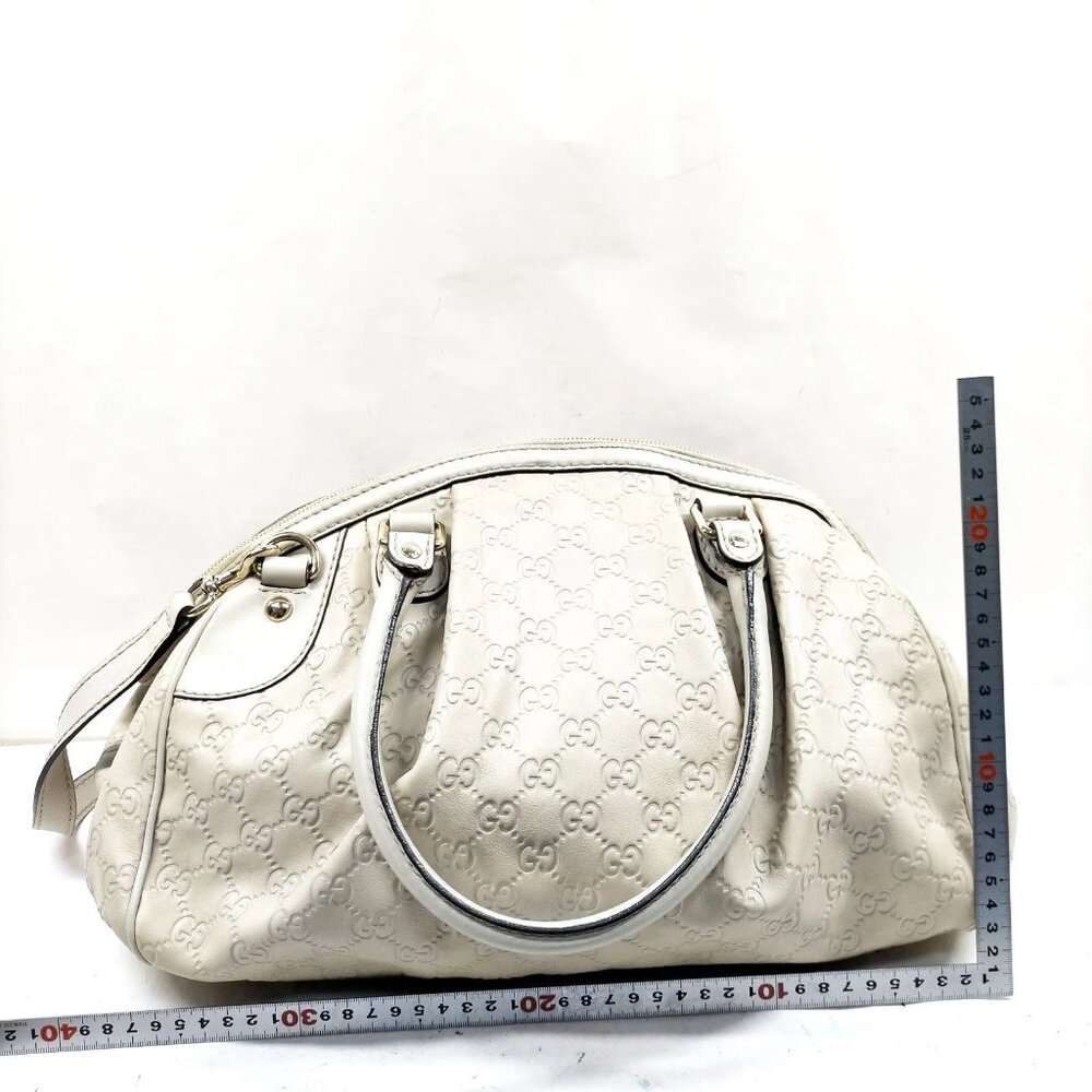 Gucci White Leather Handbag - Picture 2 of 16
